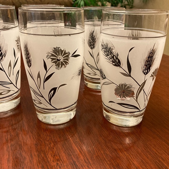 Vintage Wildflower tumble by Libby set of 6 - Picture 2 of 3